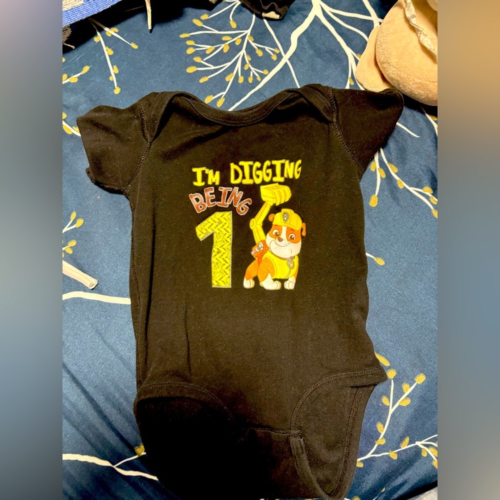 1st birthday onesie
